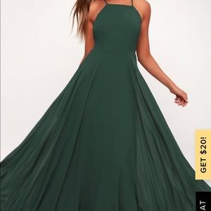 Brand new Lulus mythical kind of love dark green